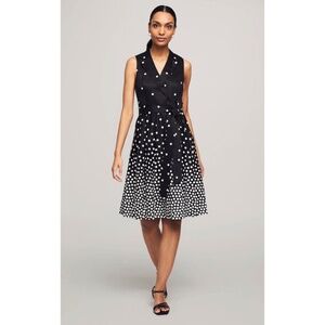 Anne Klein Notch Collar Wrap w/Full Skirt